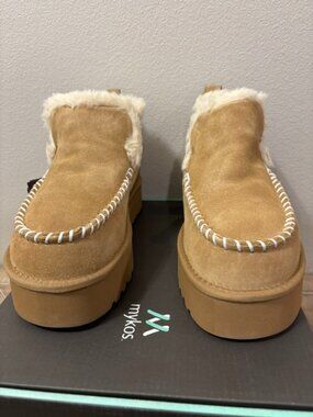 Mykos Suede Platform Winter Boots - Britt